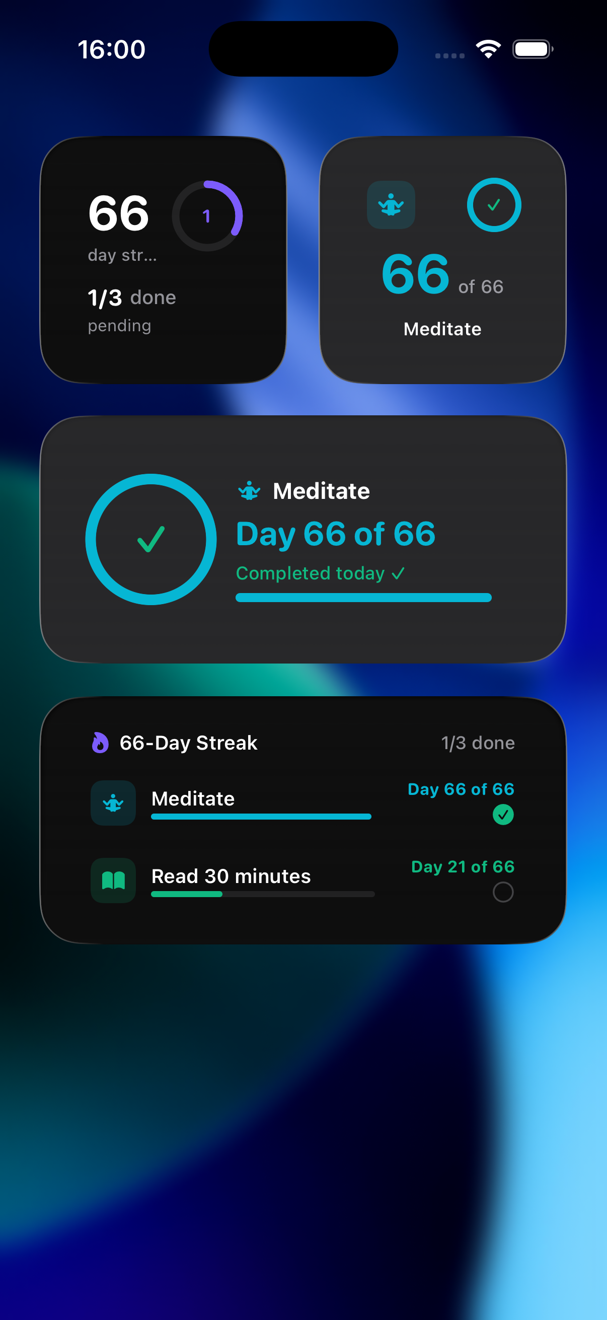 Screenshot 6 of 66-Day Streak: Habit Builder