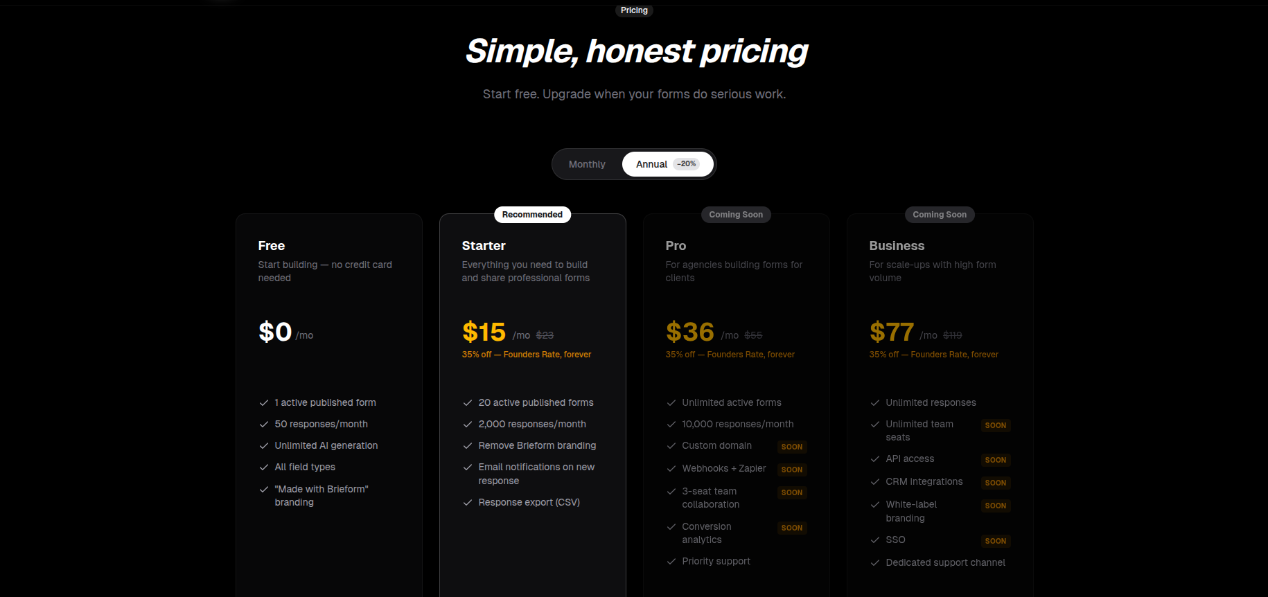 Screenshot 2 of Brieform