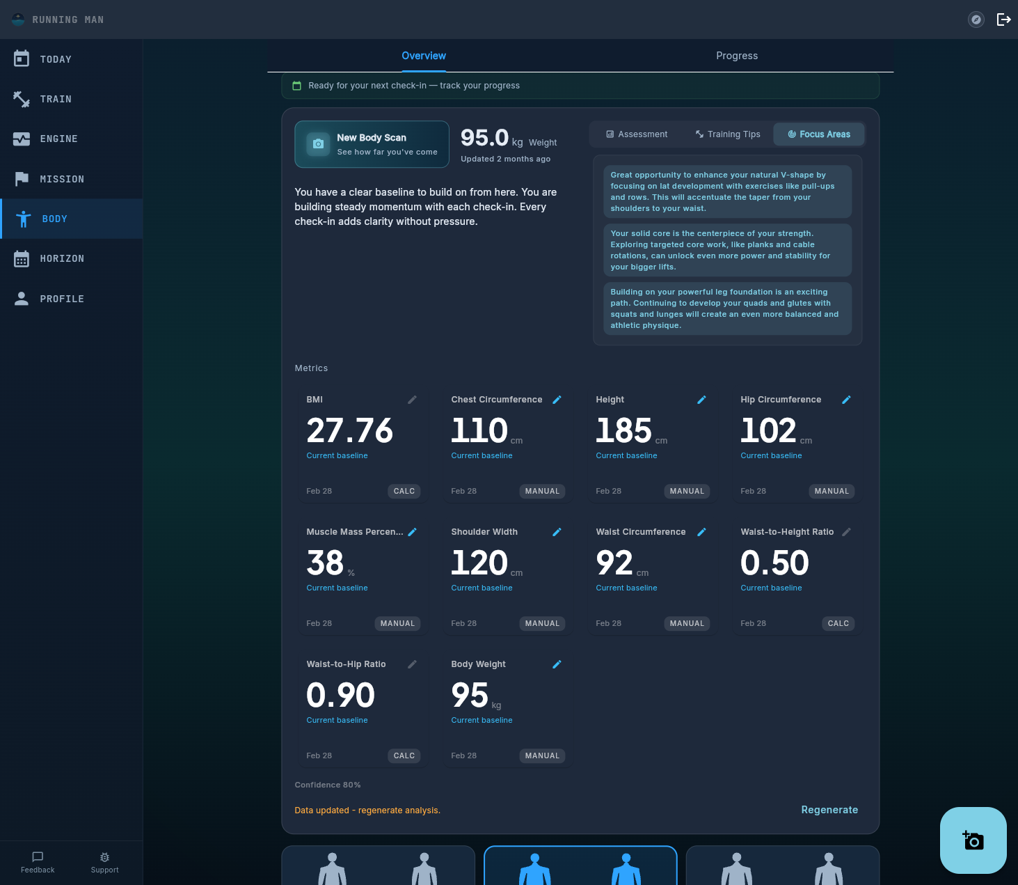 Screenshot 3 of Pelaris AI Fitness Coaching