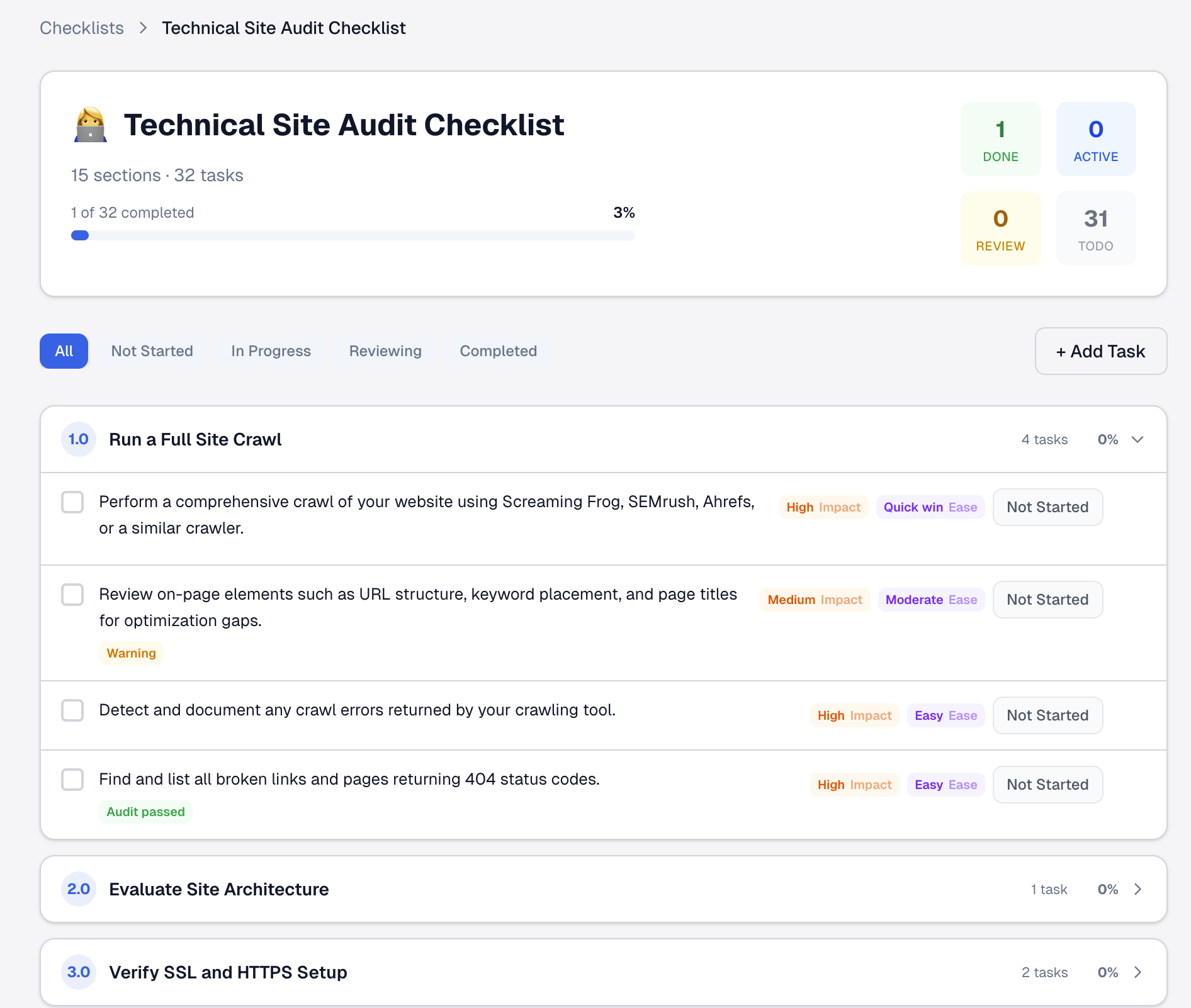 Screenshot 2 of SEO Checkup