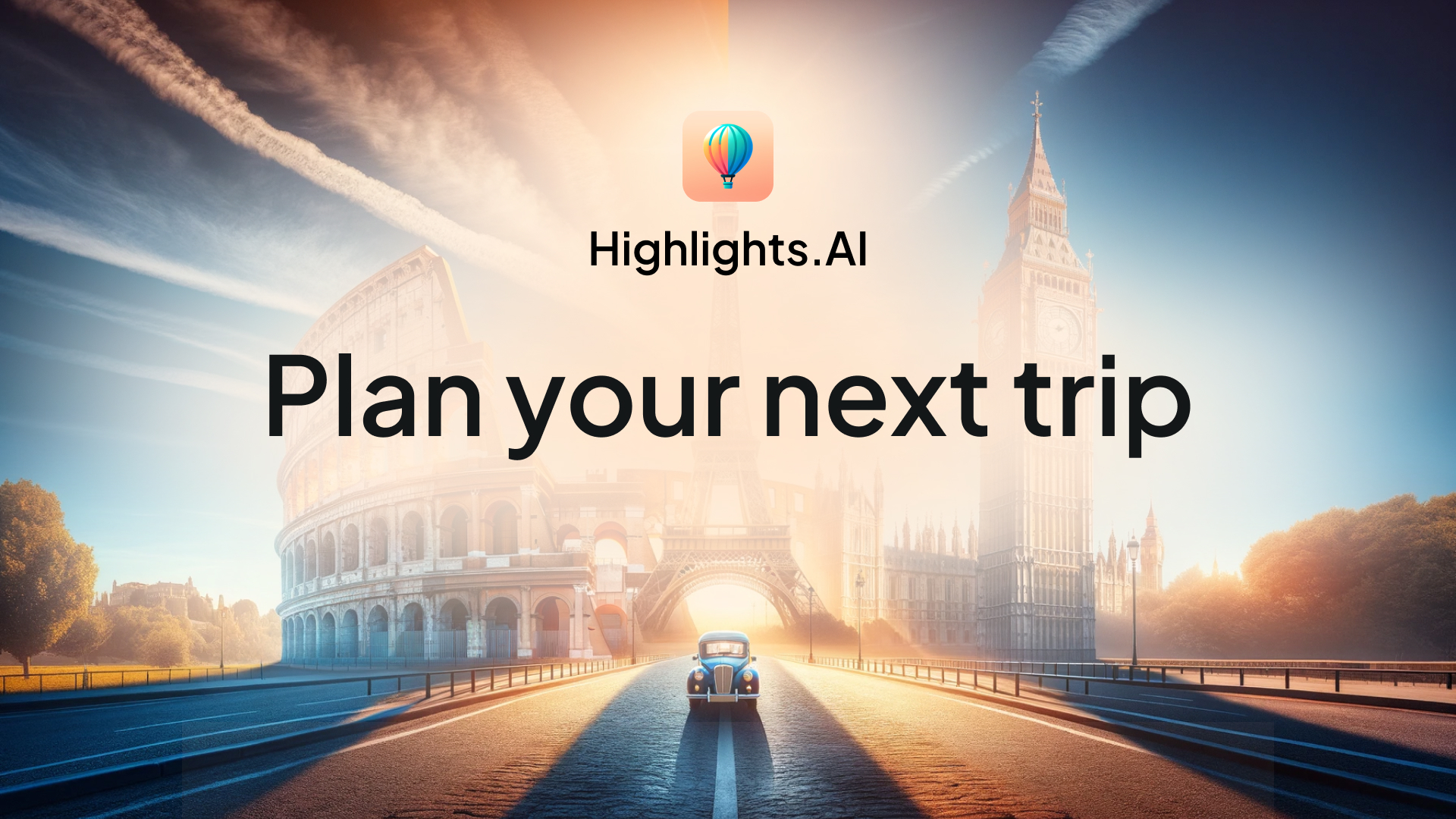 Screenshot 1 of Highlights.AI - Plan Travel with AI