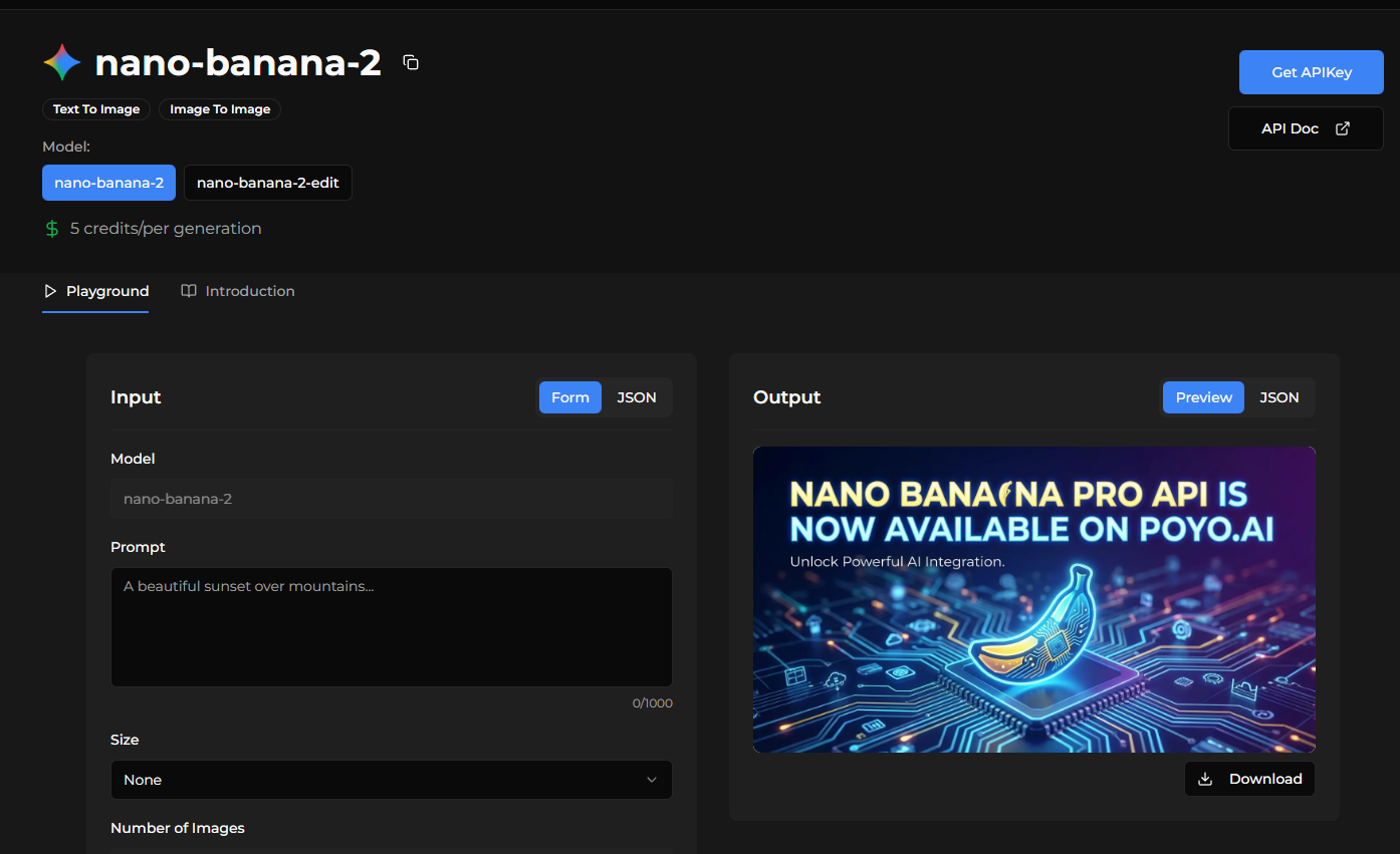 Screenshot 1 of PoYo API
