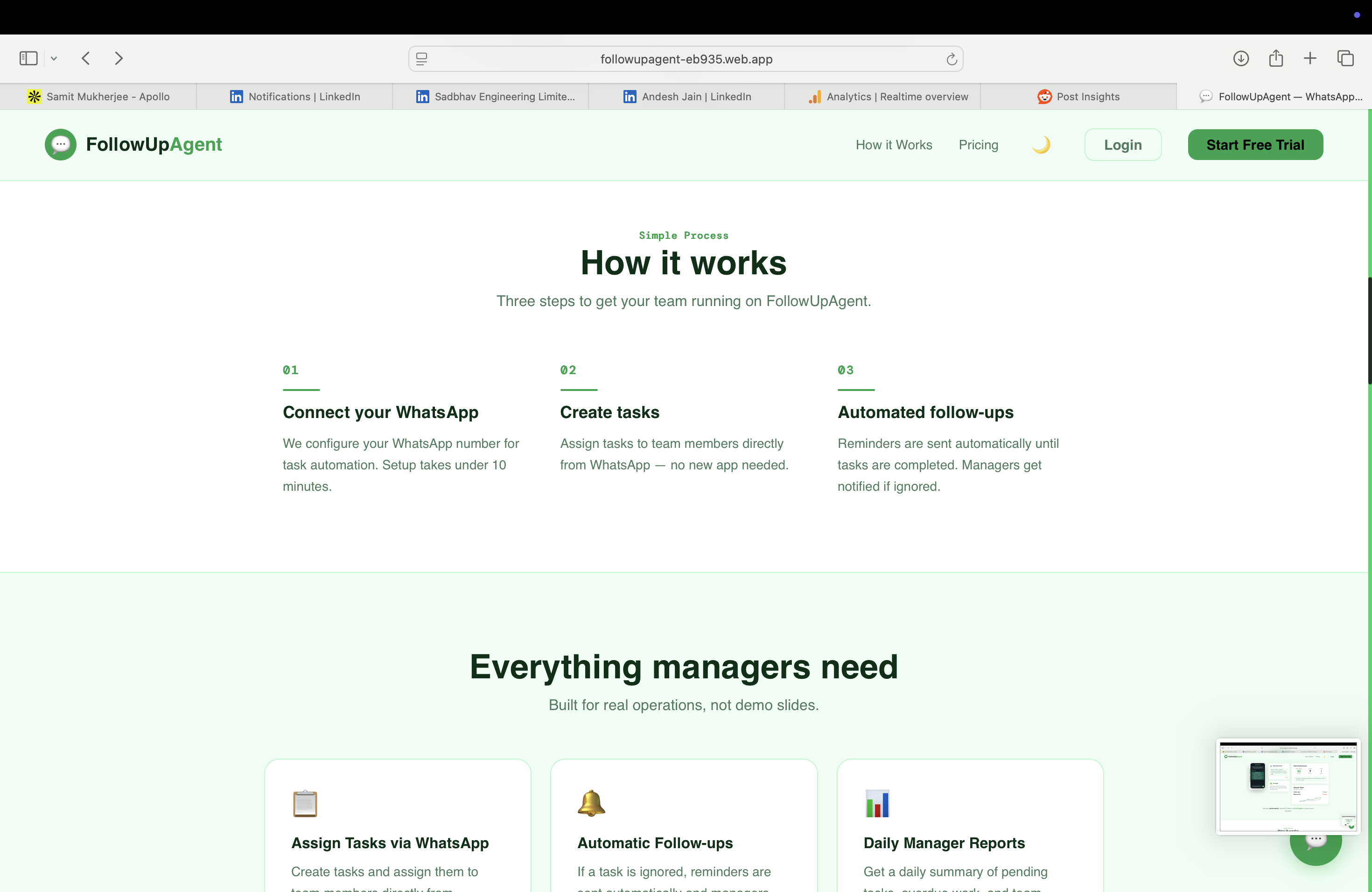 Screenshot 3 of FollowUpAgent