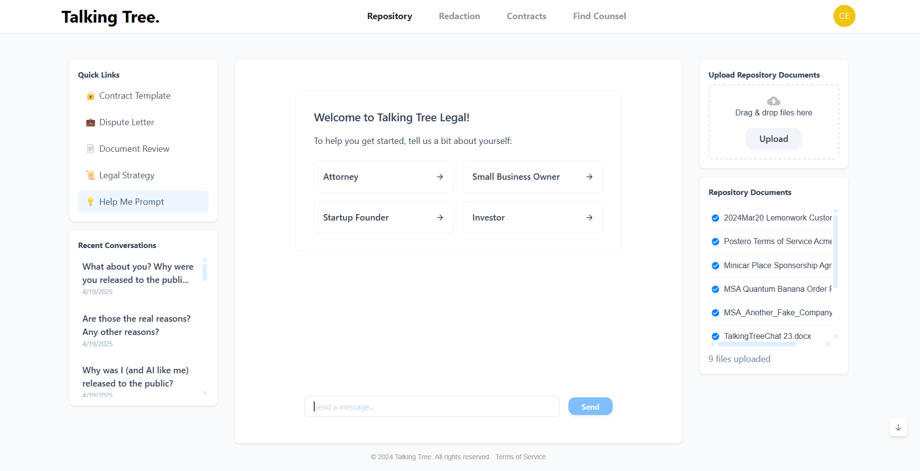 Screenshot 1 of Talking Tree