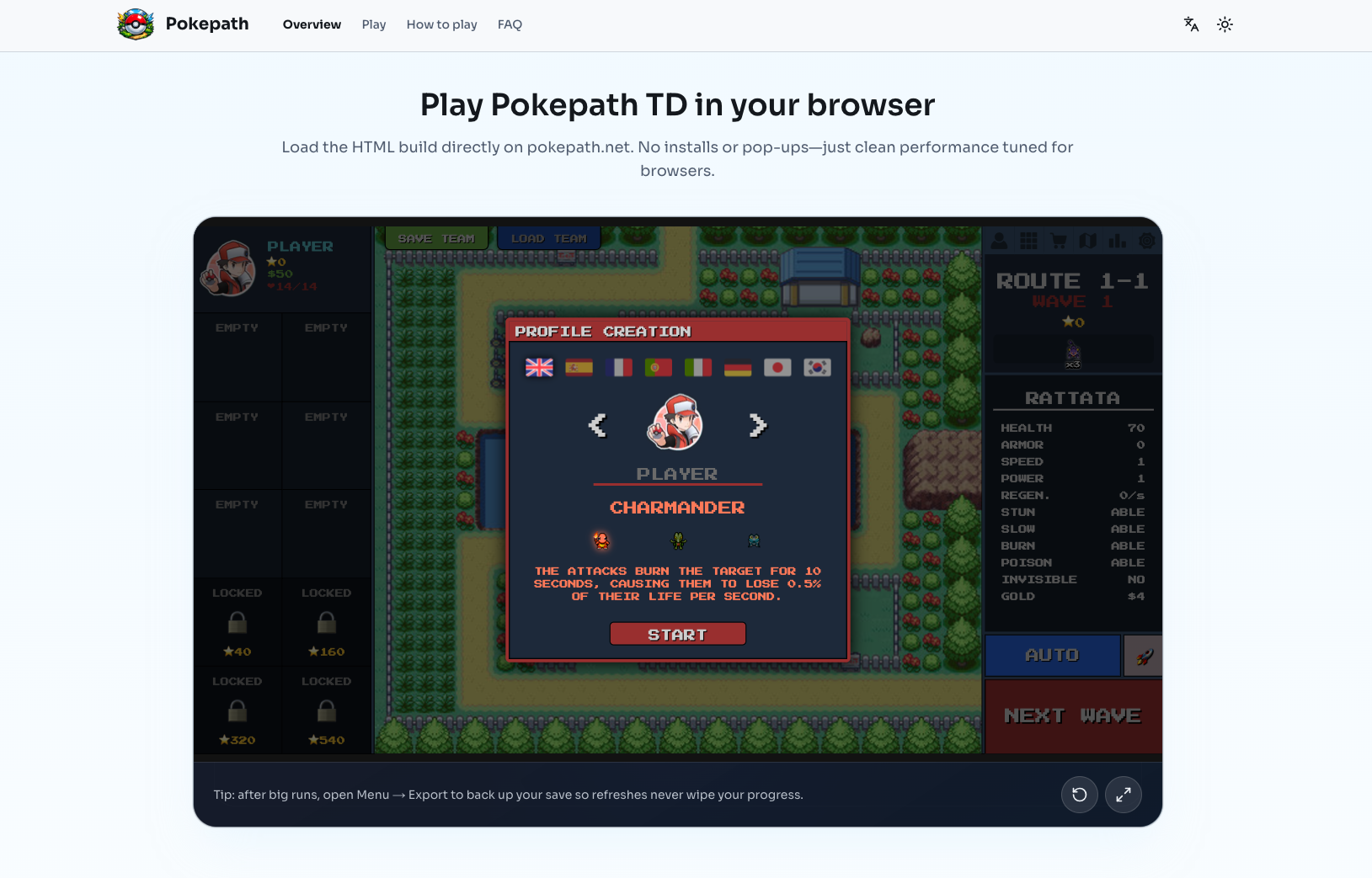 Screenshot 2 of PokePath TD