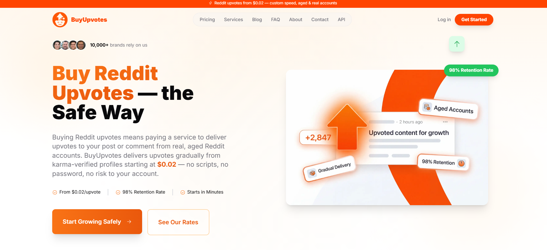 Screenshot 1 of BuyUpvotes