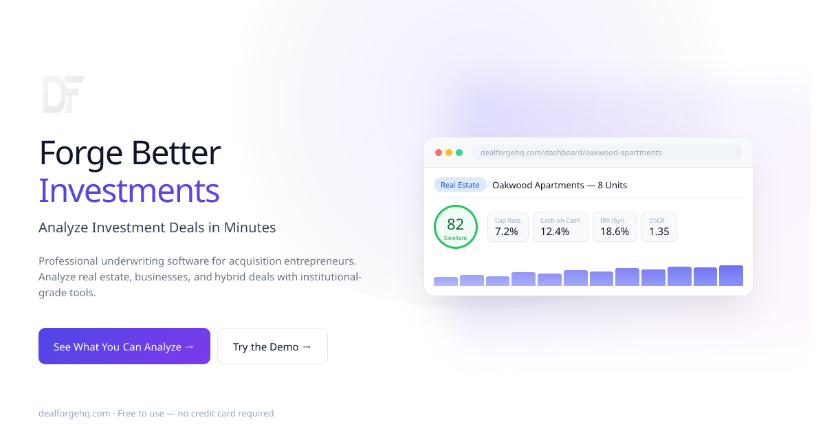 Screenshot 1 of DealForge