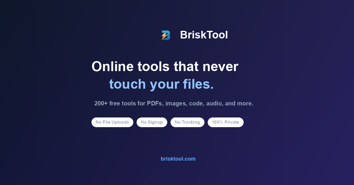 Screenshot 1 of BriskTool