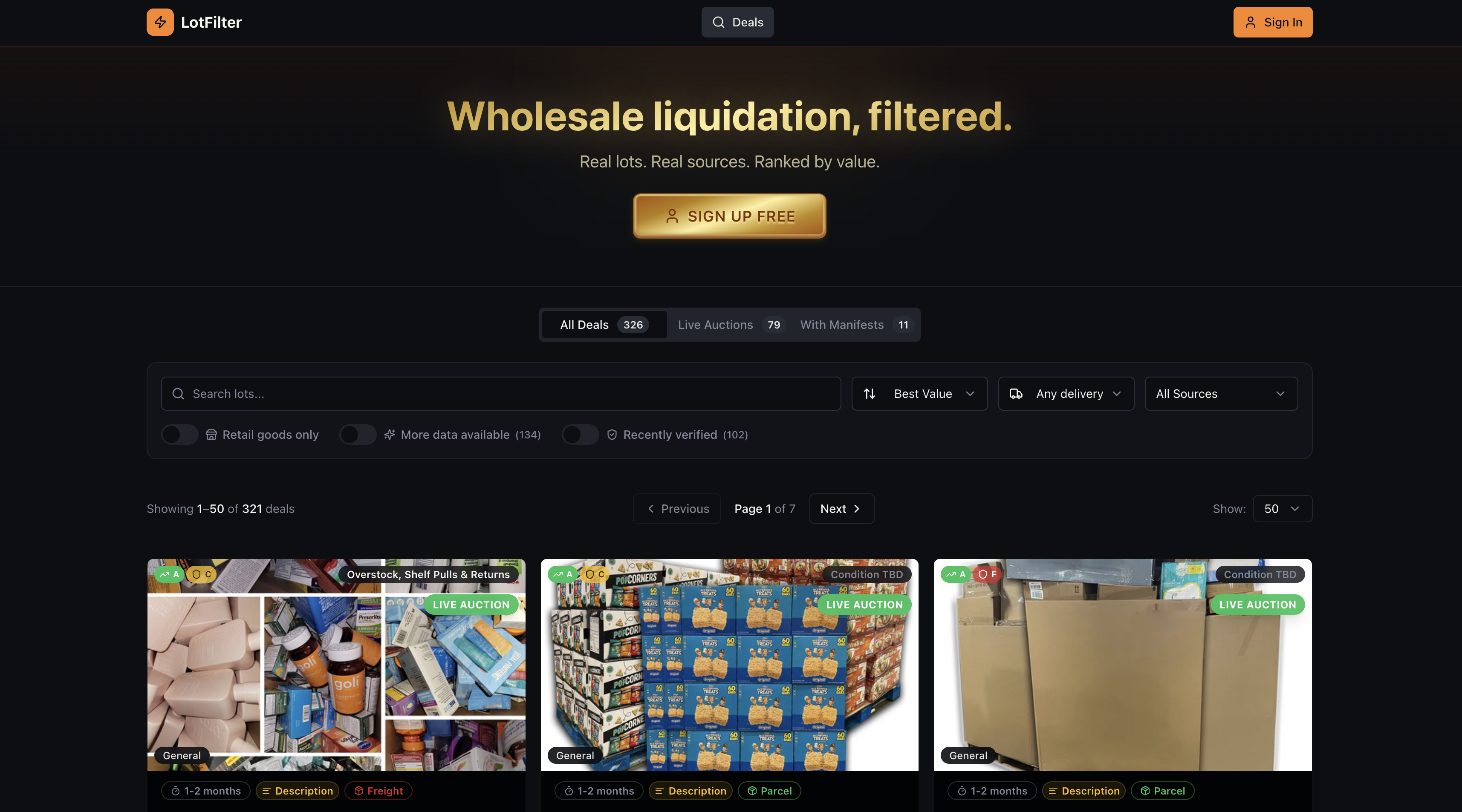Screenshot 1 of LotFilter