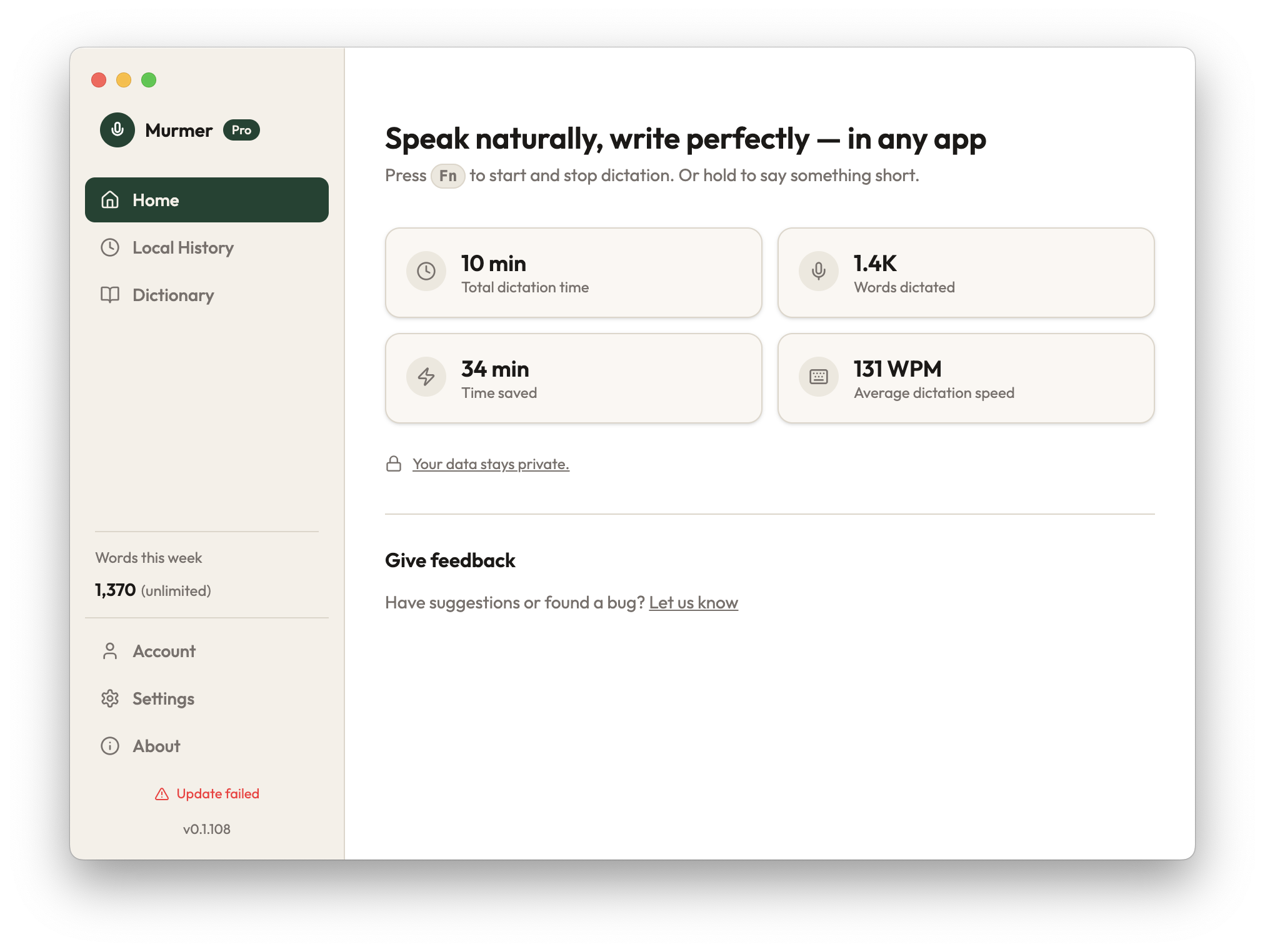 Screenshot 1 of Murmer