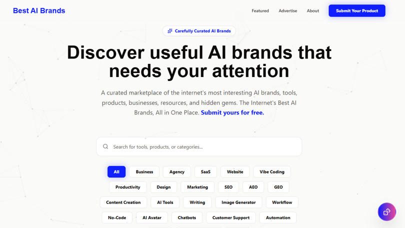 Screenshot 2 of Best AI Brands