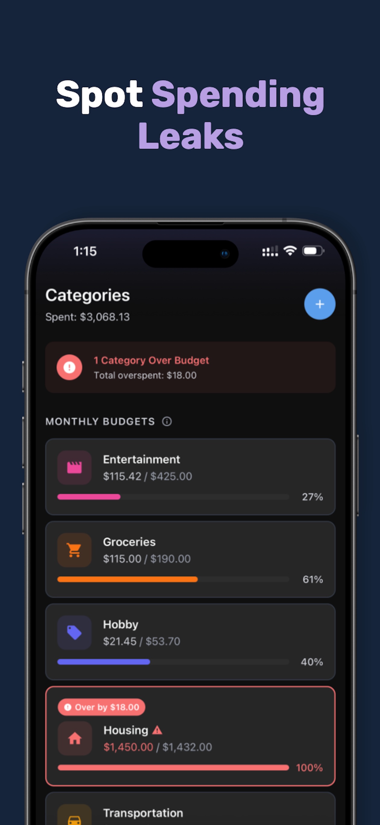 Screenshot 9 of Finly: Private Expense Tracker
