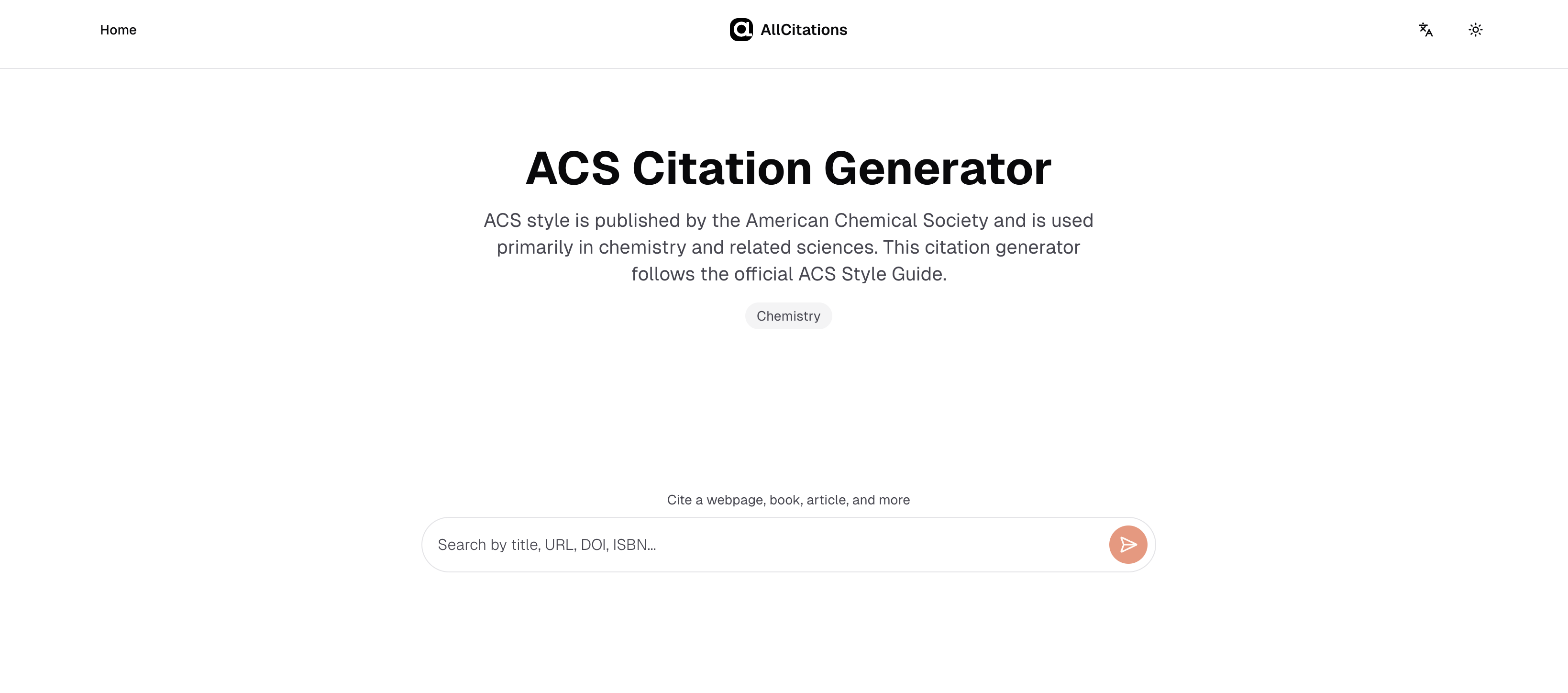 Screenshot 2 of AllCitations Free Citation Generator
