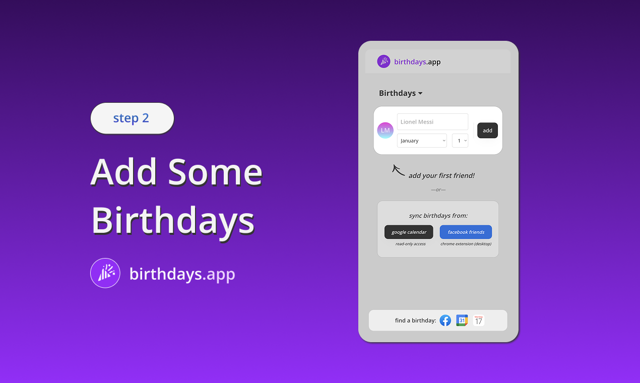Screenshot 6 of birthdays.app