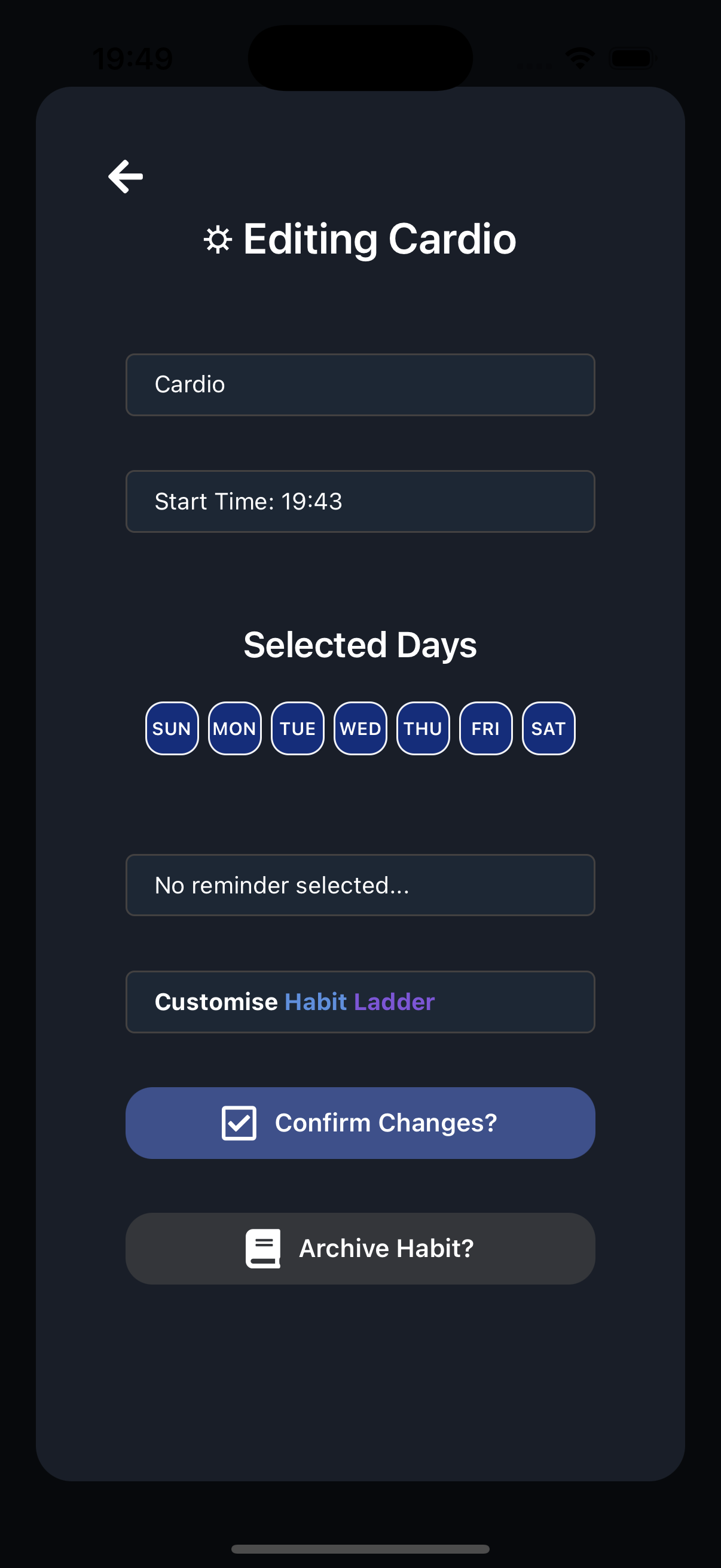 Screenshot 2 of Habit Ladder