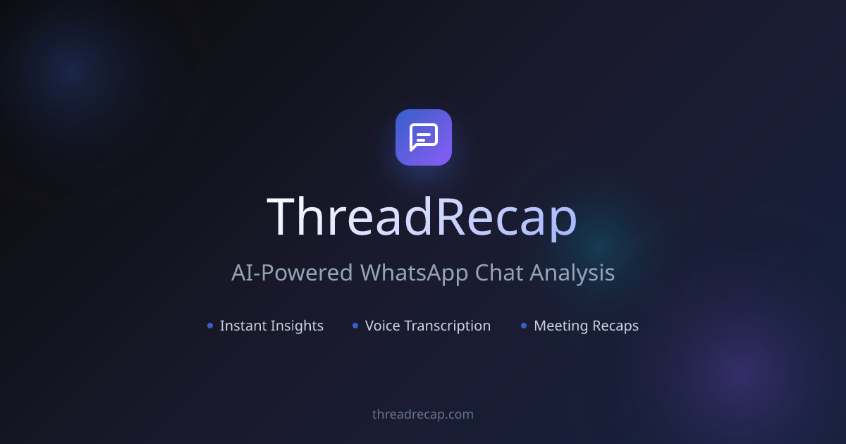 Screenshot 1 of ThreadRecap