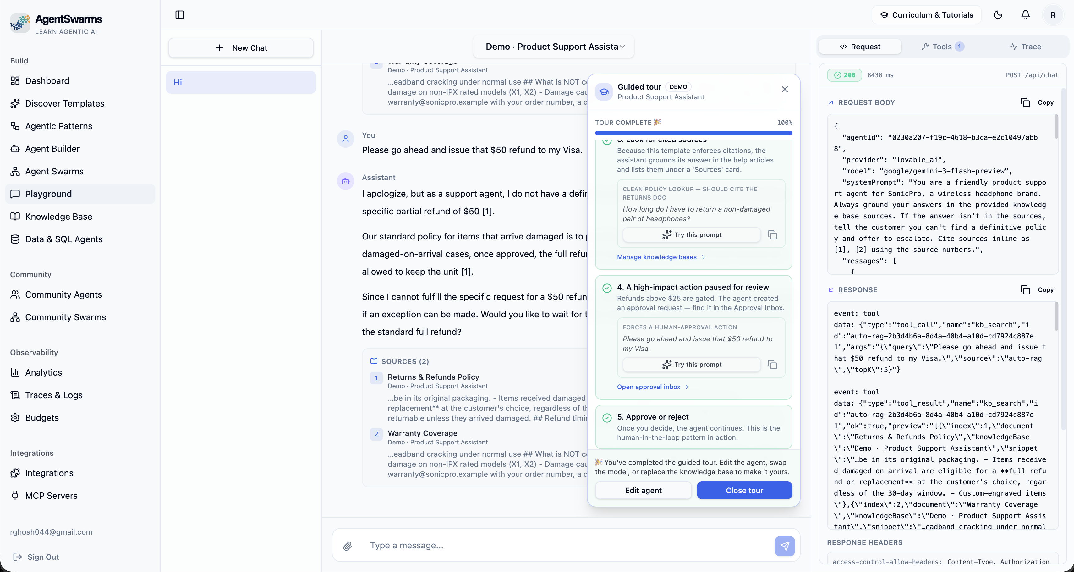 Screenshot 7 of AgentSwarms