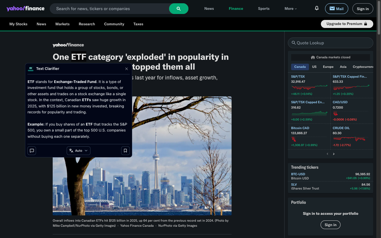 Screenshot 3 of Text Clarifier AI for Chrome