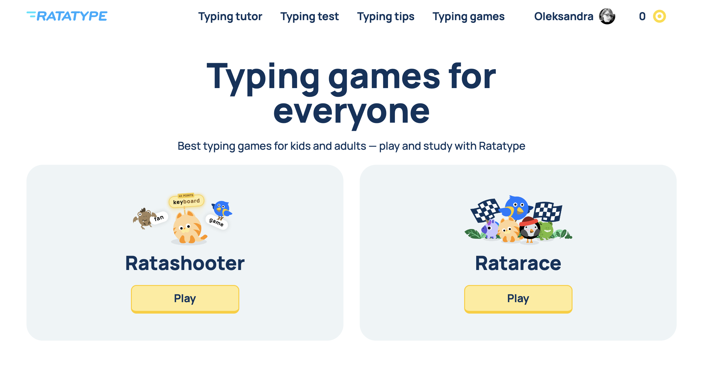 Screenshot 2 of Ratatype