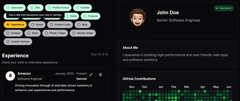 Screenshot 1 of FolioX.me
