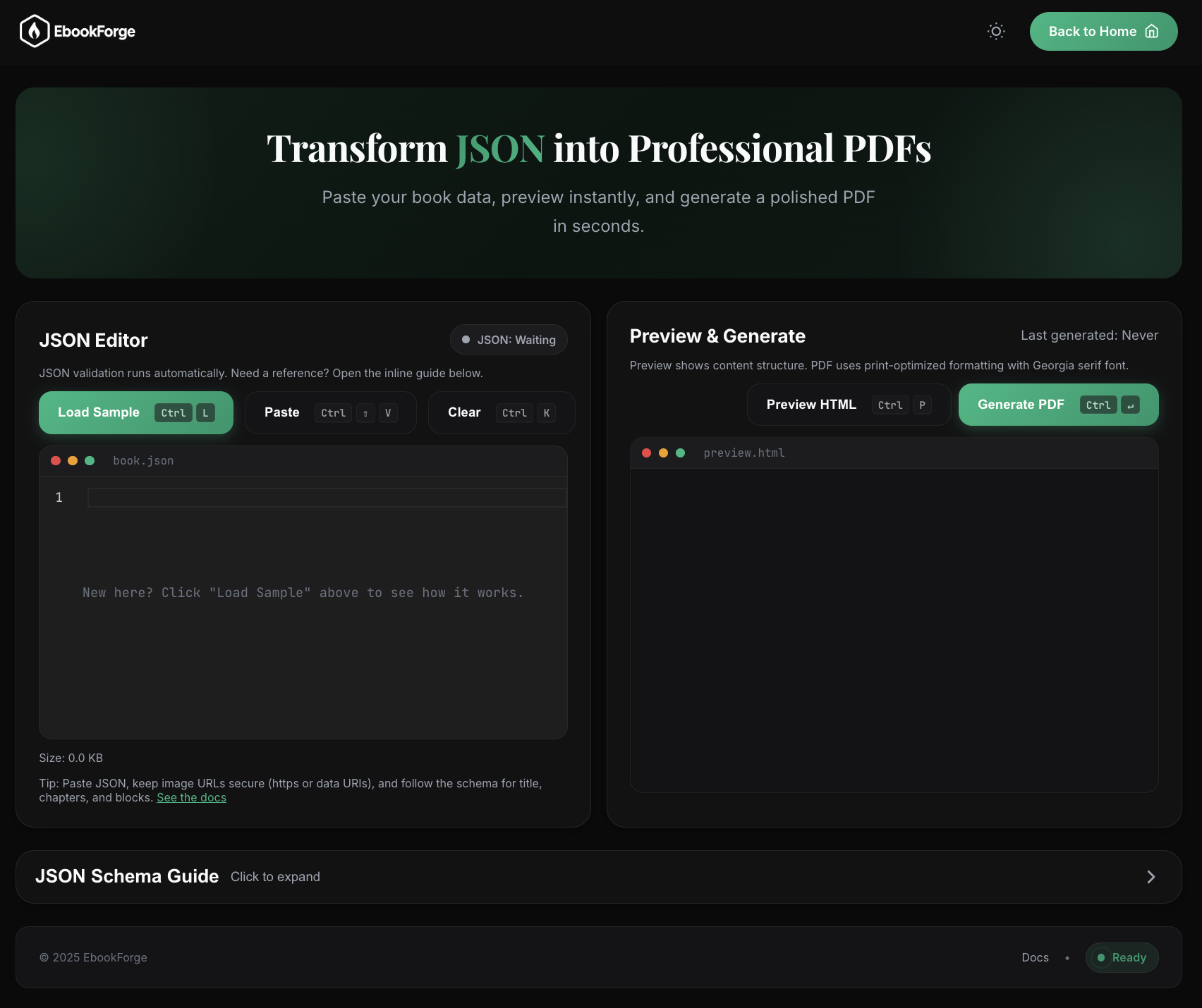 Screenshot 4 of EbookForge