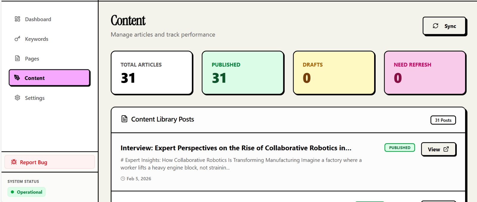 Screenshot 3 of LLaMaRush - Your AI SEO Co-Founder