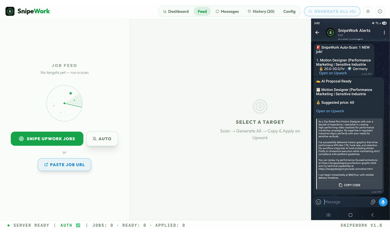 Screenshot 2 of SnipeWork