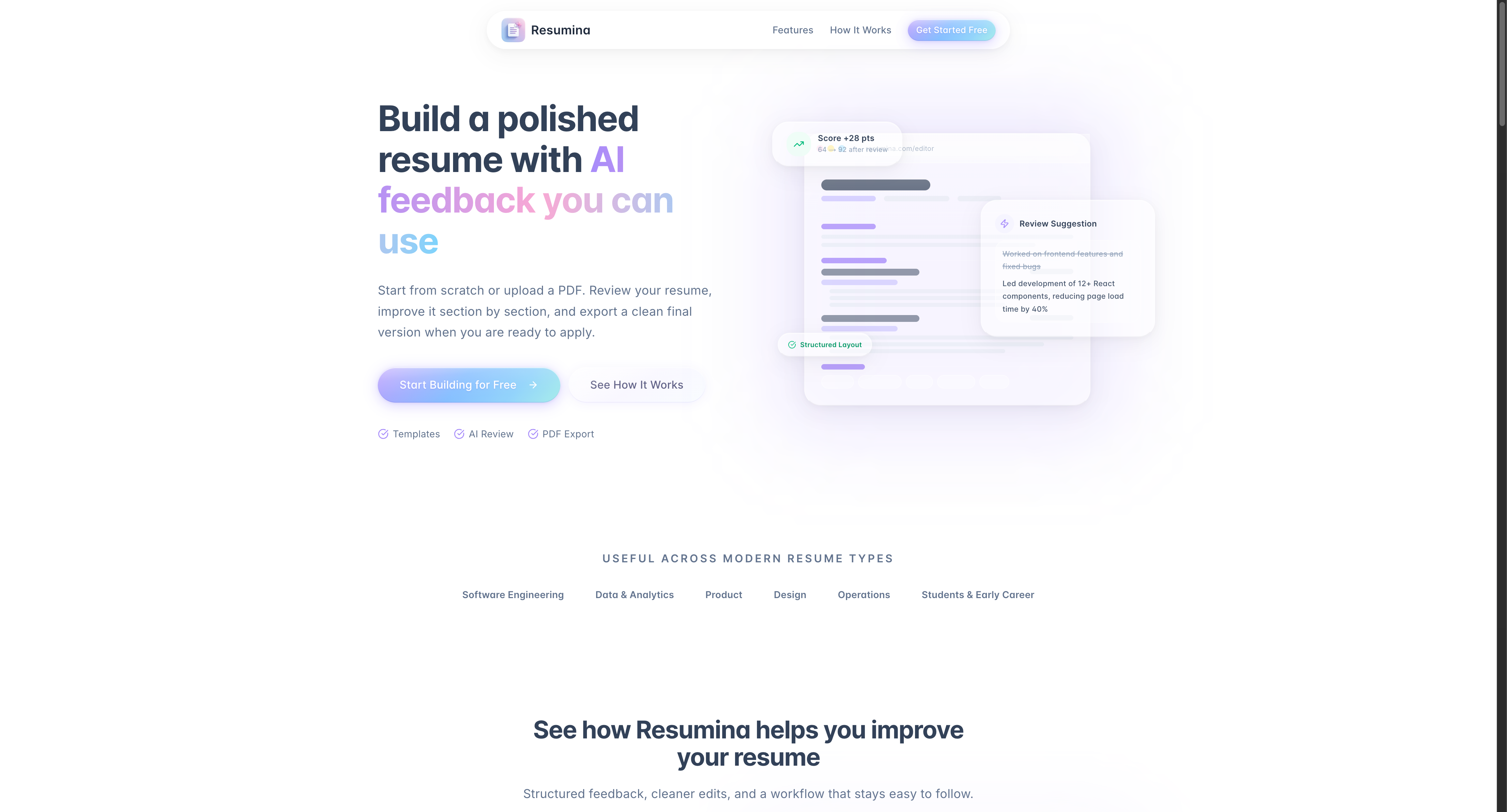 Screenshot 2 of Resumina