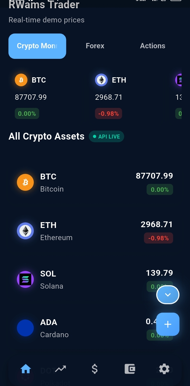 Screenshot 1 of RWAMS Traders - Simulateur de Trading