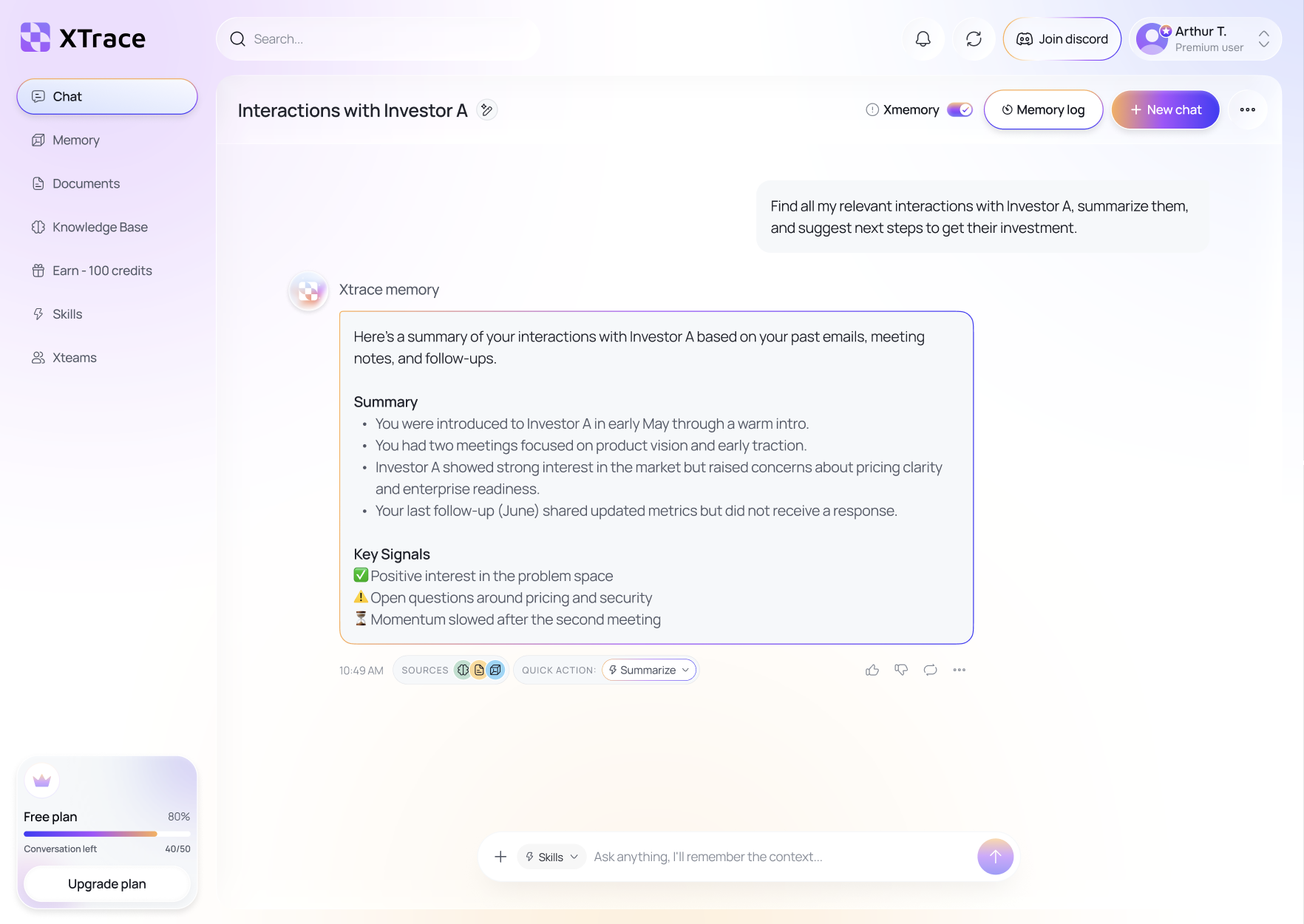 Screenshot 4 of XTrace