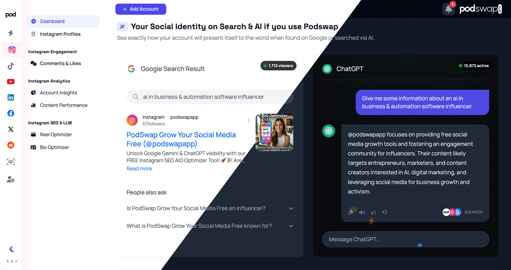 Screenshot 1 of PodSwap