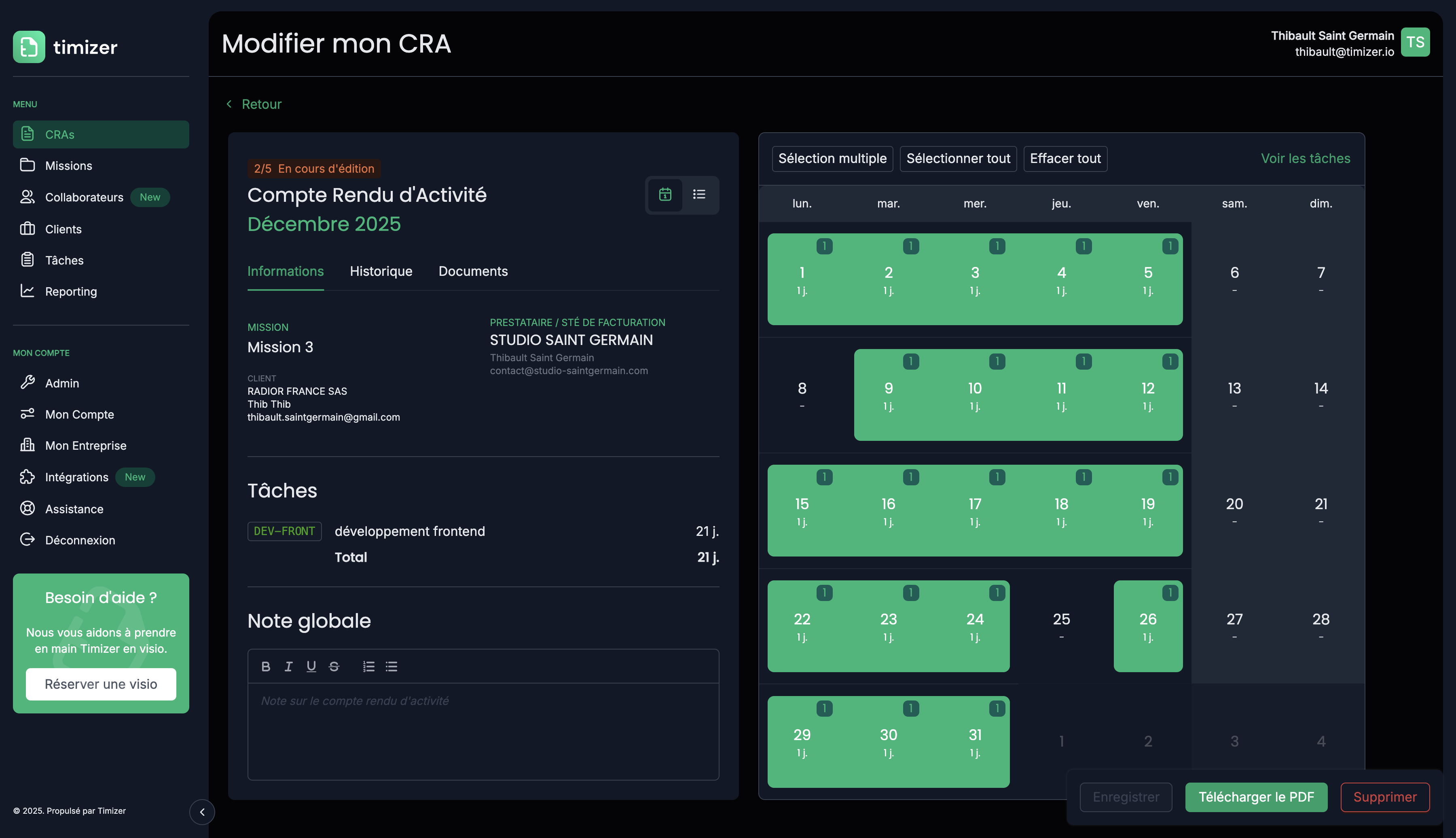 Screenshot 1 of Timizer