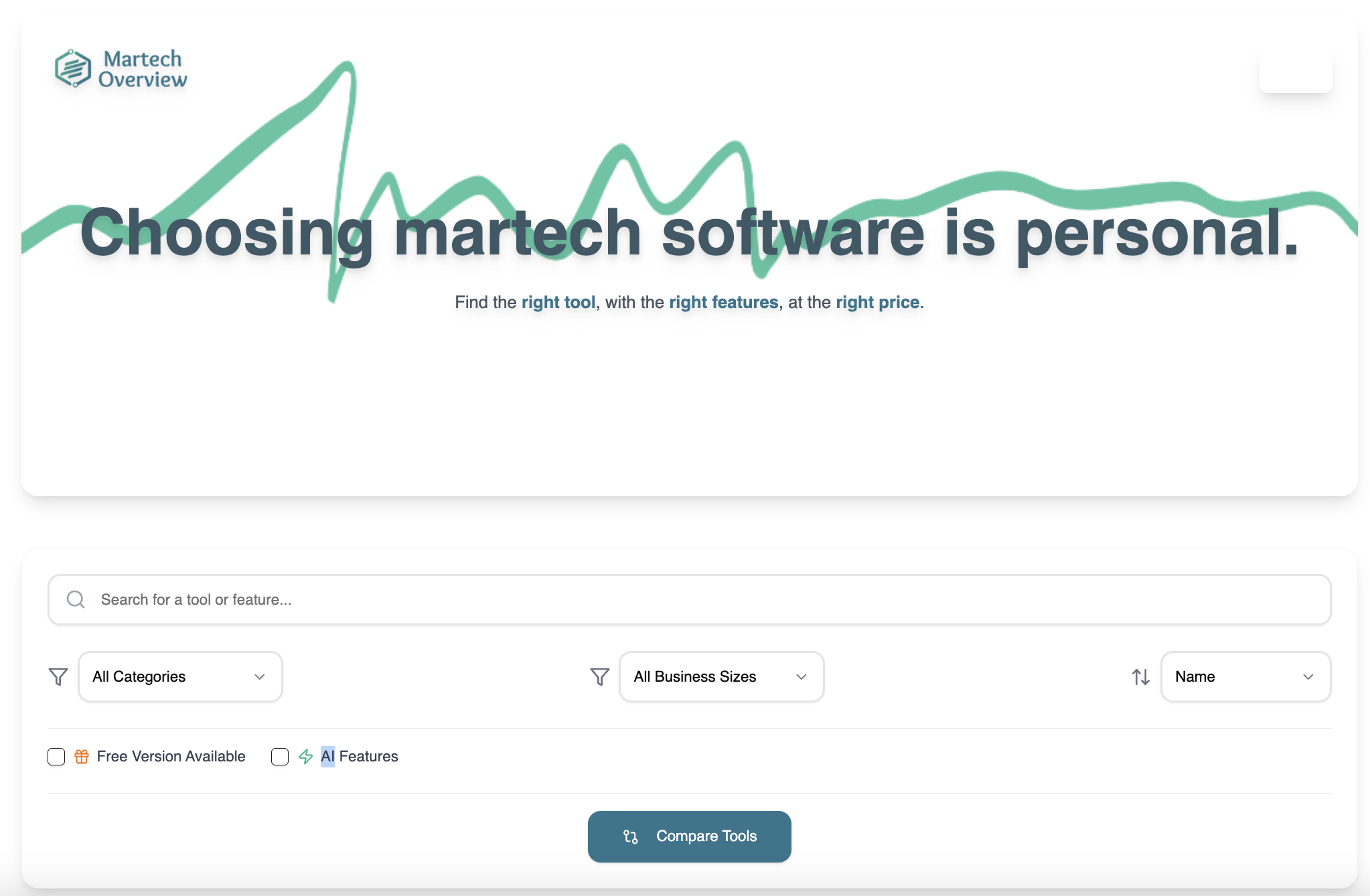 Screenshot 2 of Martech Overview