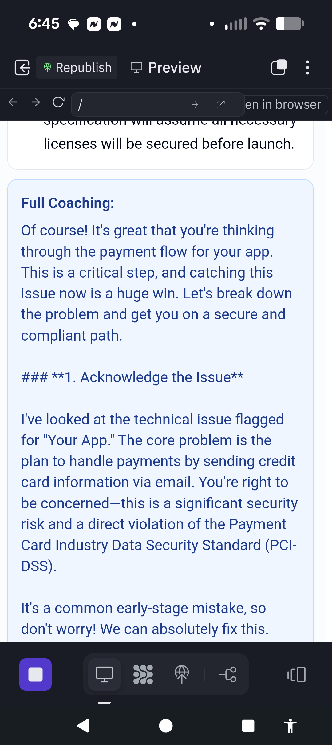 Screenshot 8 of ASSURE-CODE - Compliance Spec Assistant