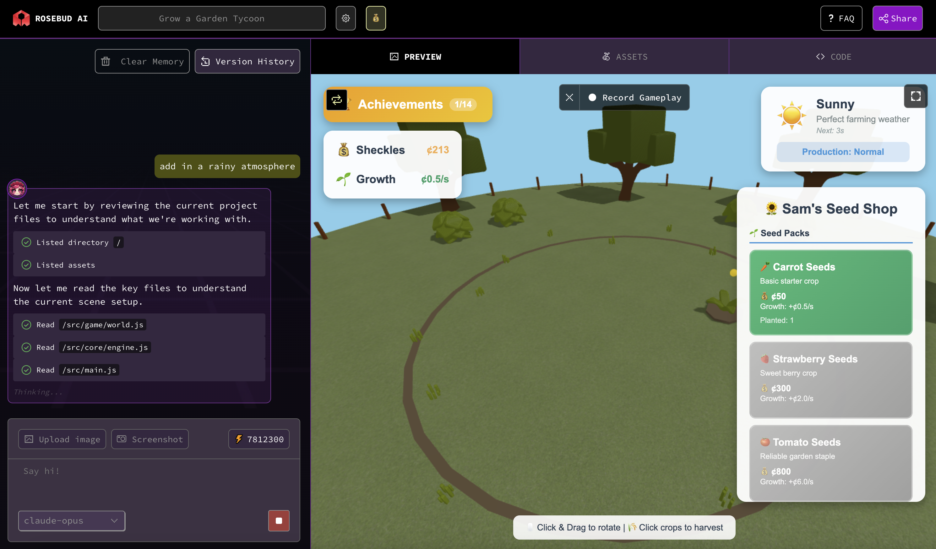 Screenshot 4 of Rosebud AI