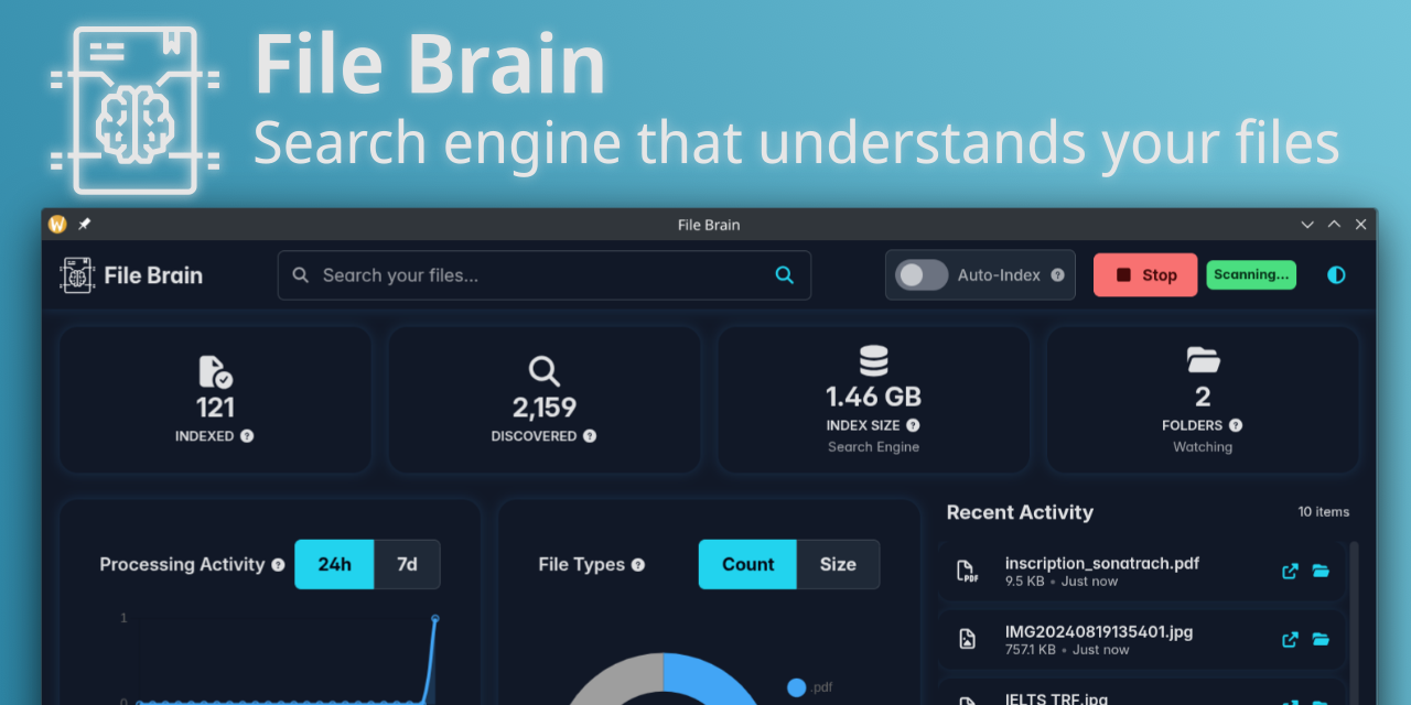 Screenshot 1 of File Brain