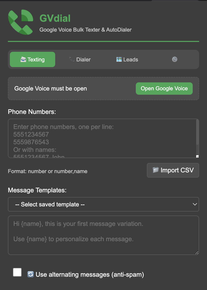 Screenshot 1 of Gvdial