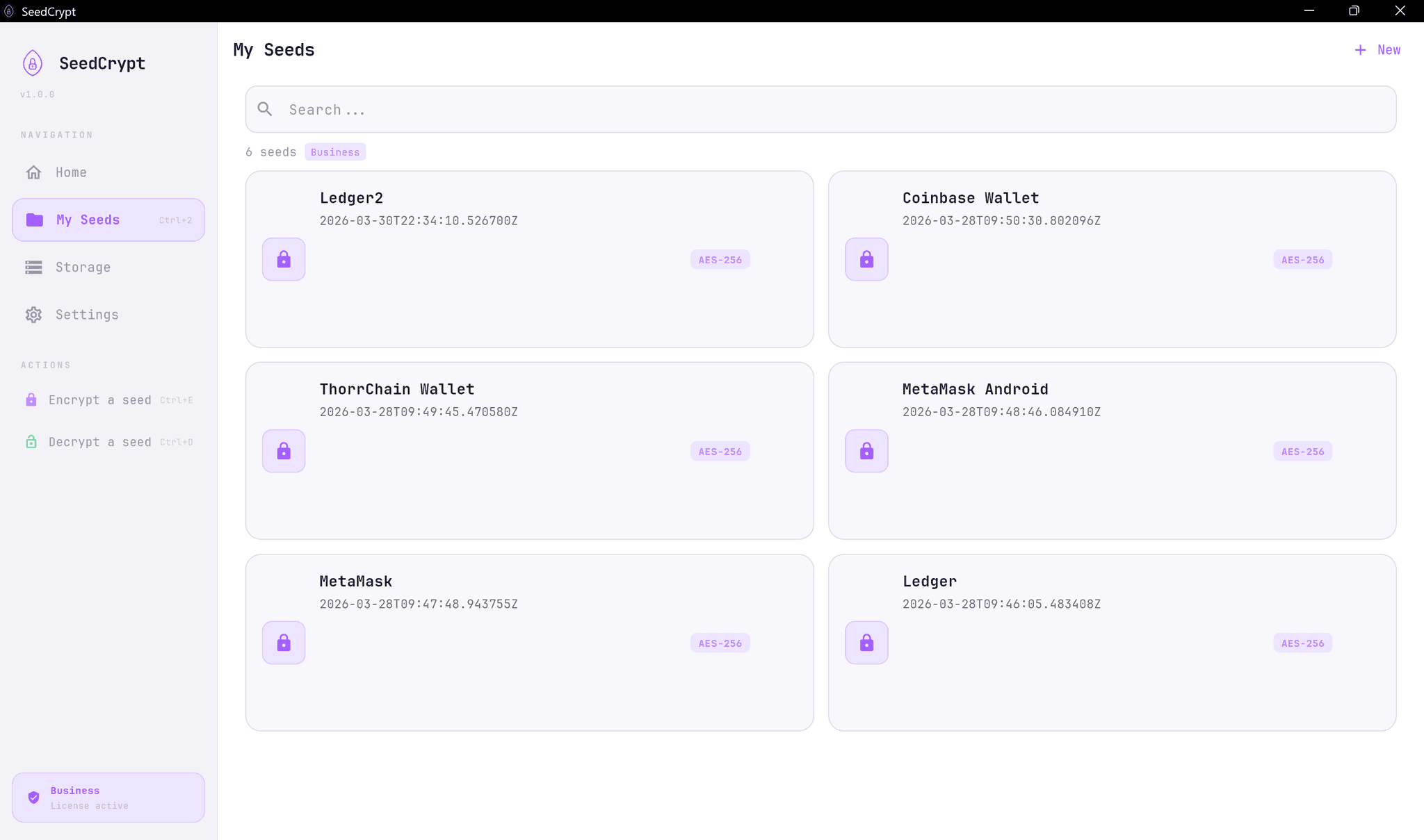 Screenshot 4 of SeedCrypt