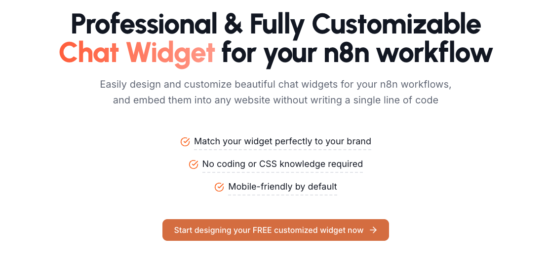 Screenshot 1 of N8N Chat UI