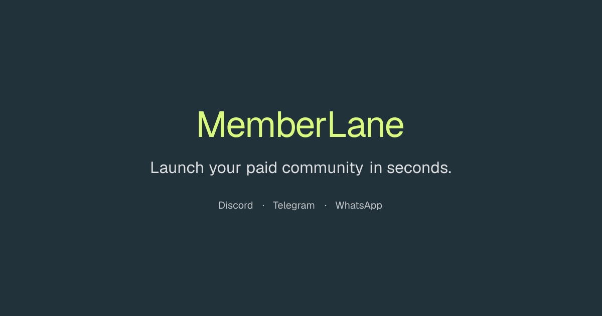Screenshot 1 of MemberLane
