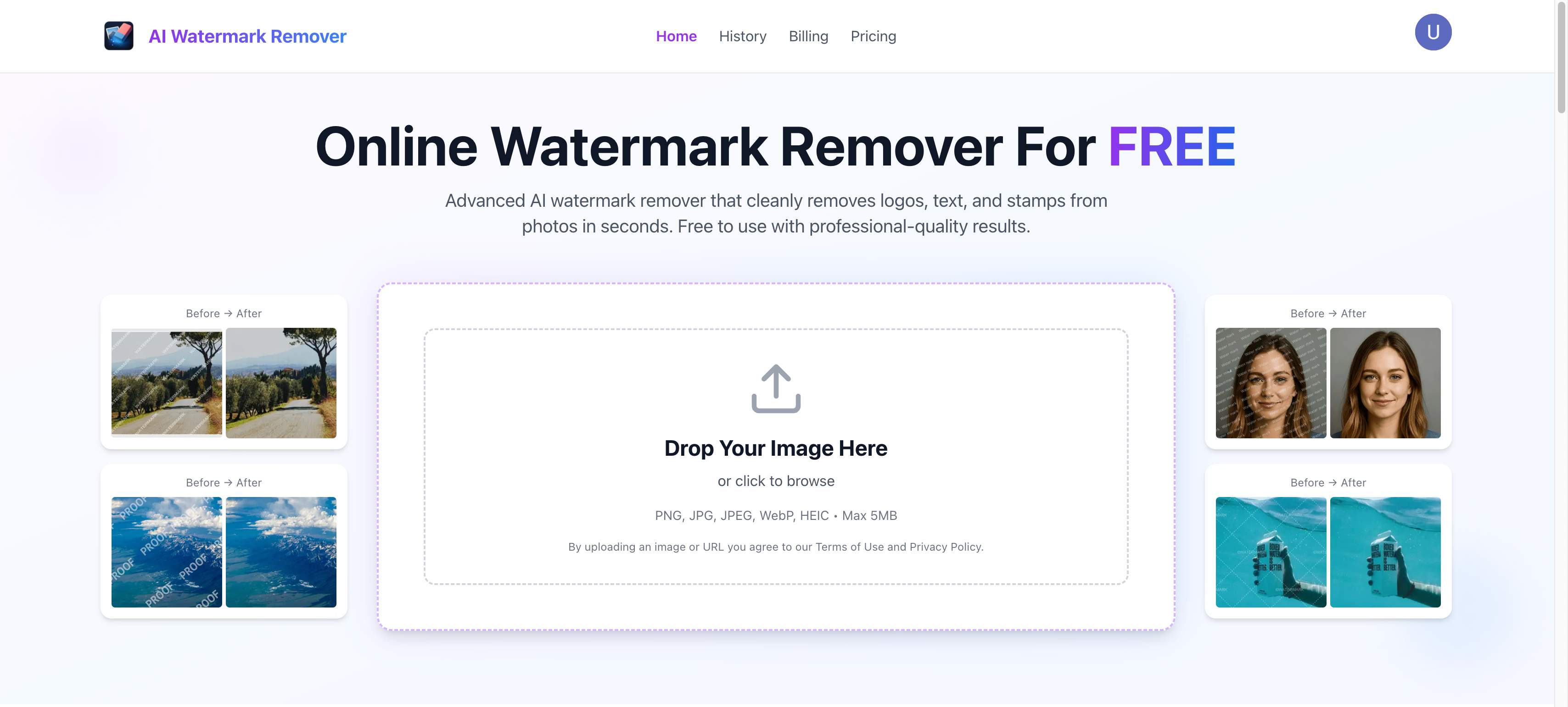Screenshot 1 of Ai Watermark Remover