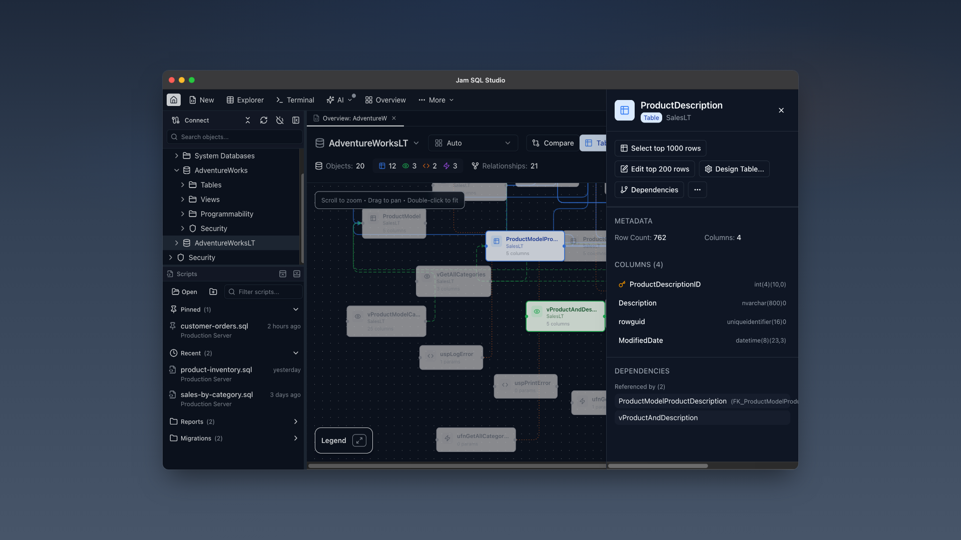 Screenshot 9 of Jam SQL Studio