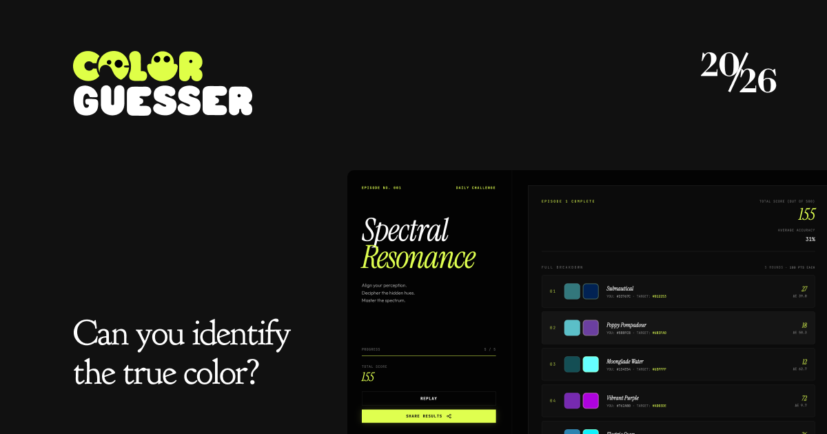 Screenshot 1 of Color Guesser