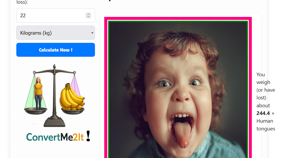 Screenshot 1 of ConvertMe2it ! – Weight loss tool