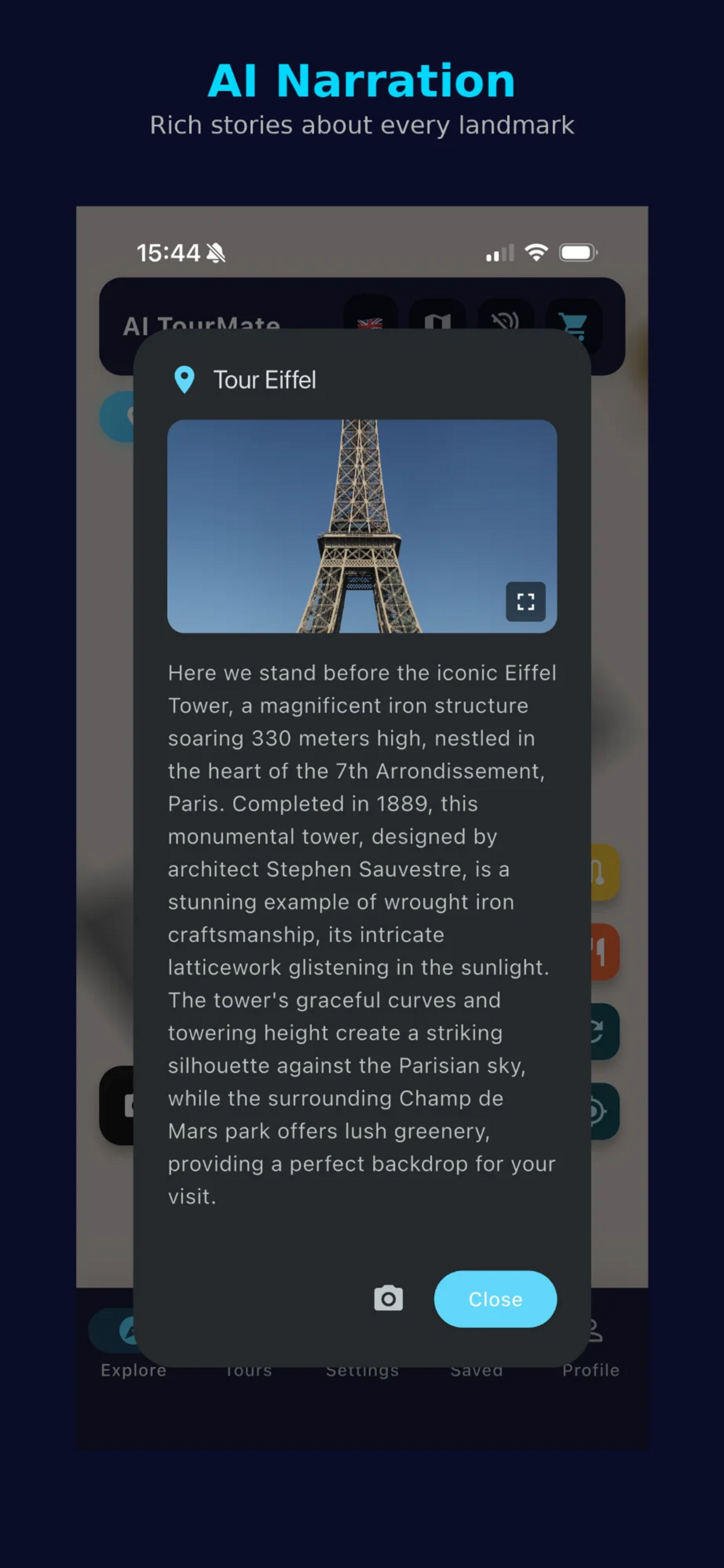 Screenshot 2 of AI Tourmate