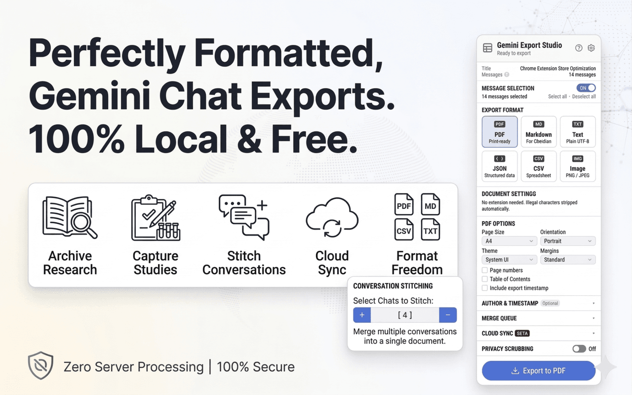Screenshot 7 of Gemini Export Studio