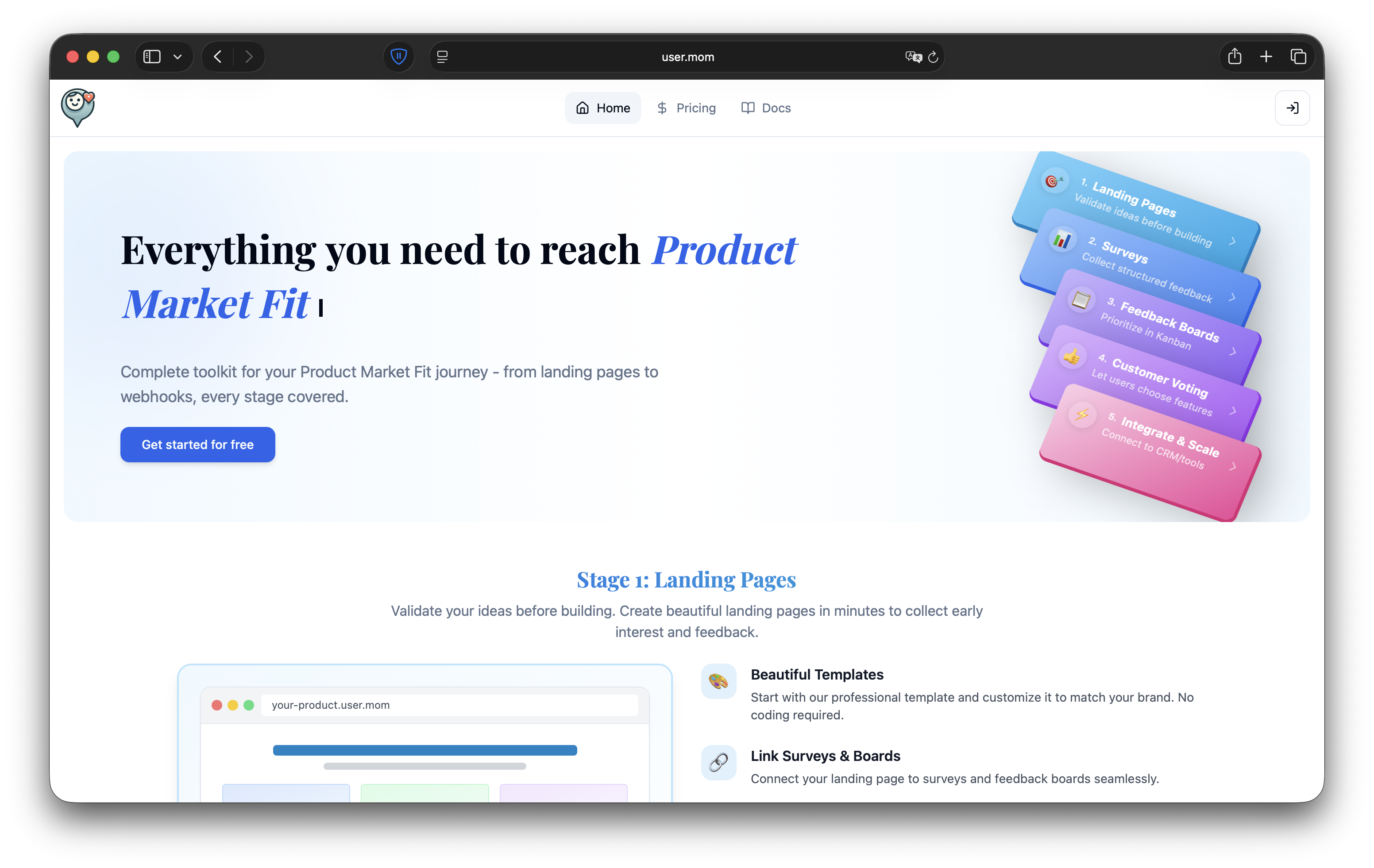 Screenshot 1 of user.mom