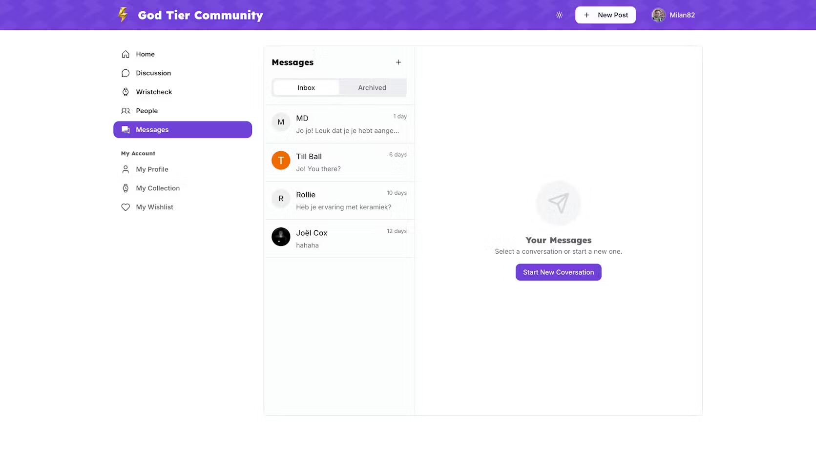 Screenshot 3 of God Tier Watch Community