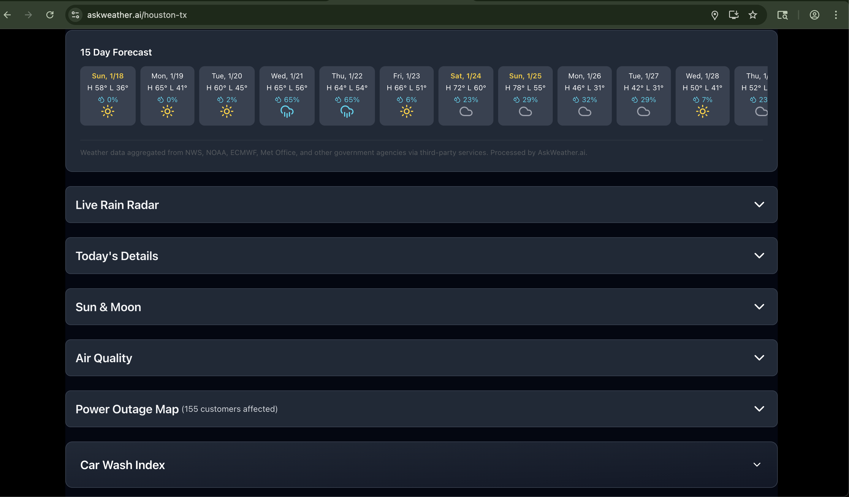 Screenshot 2 of Ask Weather