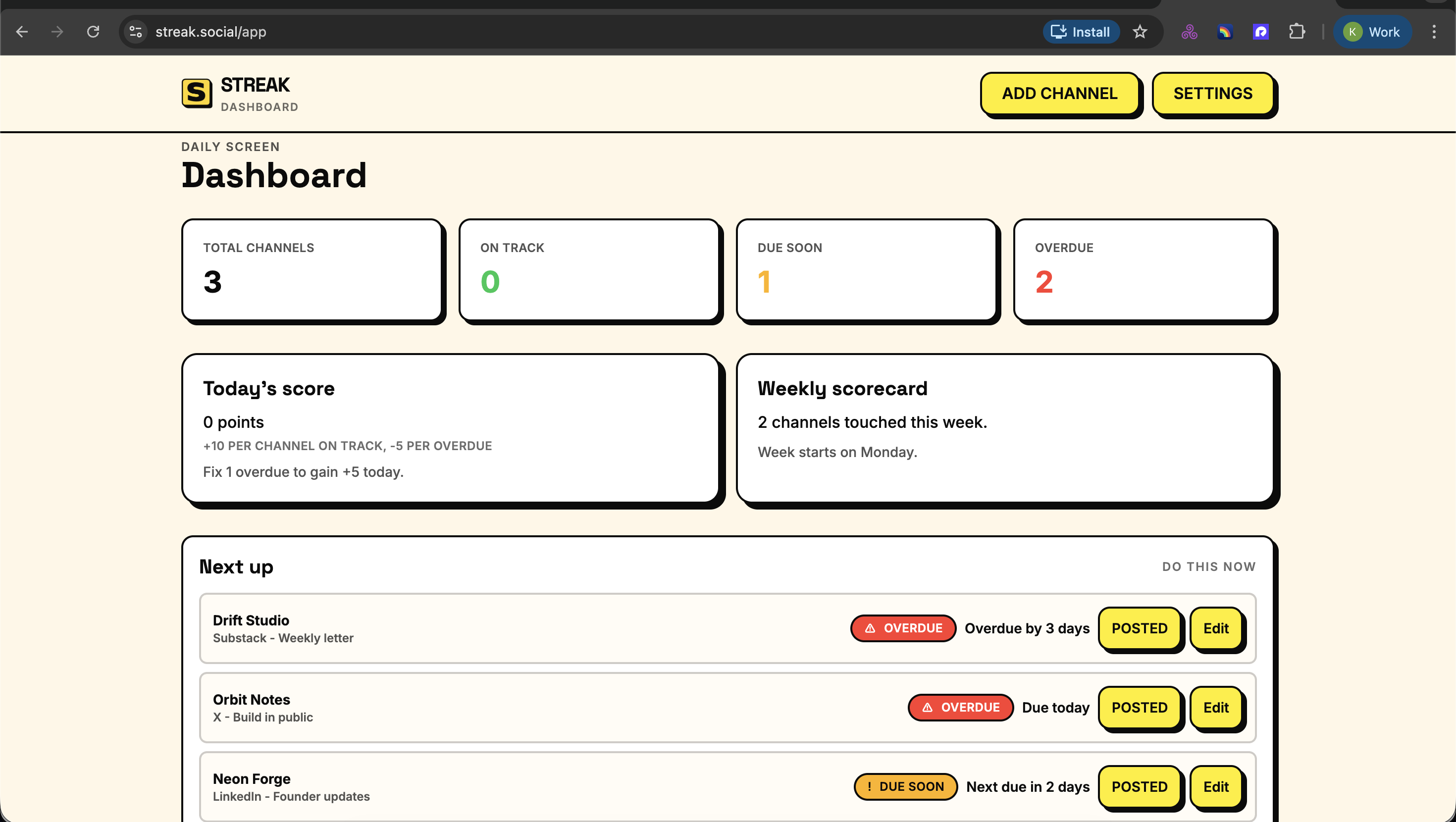 Screenshot 3 of STREAK.SOCIAL